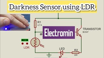 Dark Sensor Project on Breadboard 😮‍💨 - With Diagramm ✅