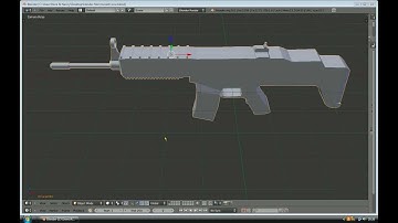 Blender 2.63 gun (scar) [HD]