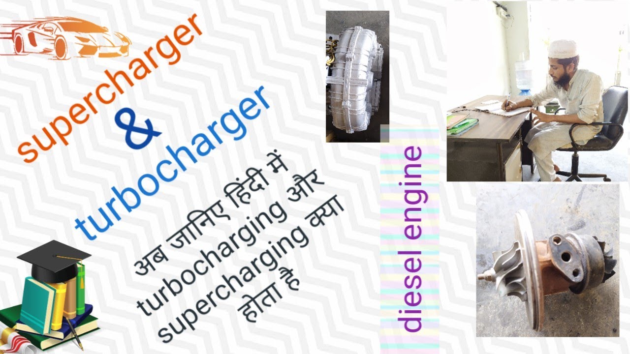 Turbocharger and supercharger turbo lag supercharging and