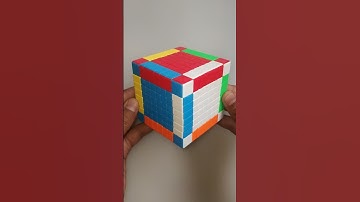 Super Flip Pattern on 8x8 Rubik