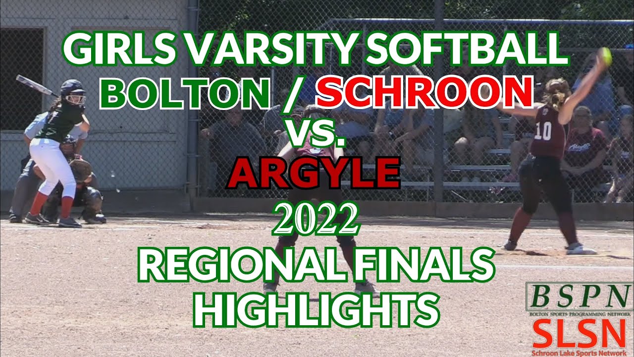 Bolton/Schroon vs Argyle Girls Varsity Softball Regional Championship