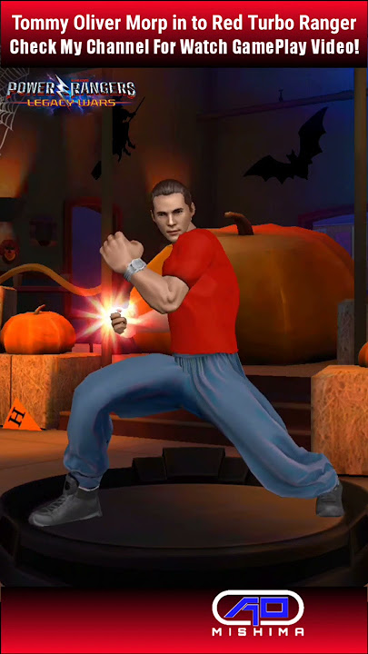 Tommy Oliver morp in to Red Turbo Ranger #powerrangerslegacywars #powerrangers #powerrangersturbo