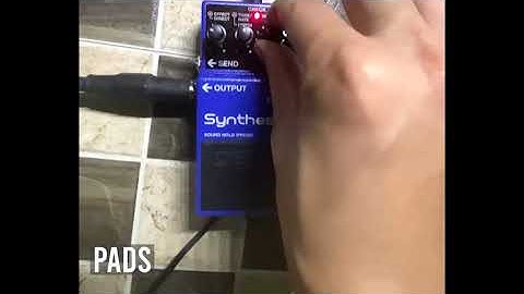 Boss SY-1 Demo (all 121 effects)