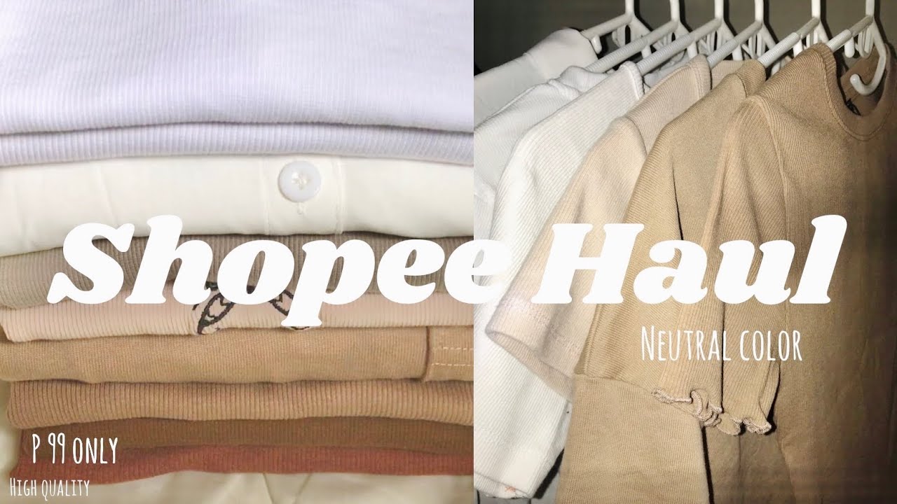 BEST Shopee Clothing Haul - YouTube