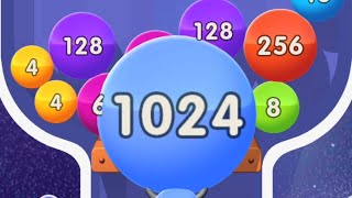 2048 Balls Merge Unlock Number 64-128-256-512-1024 - Gameplay Walkthrough Android iOS screenshot 3