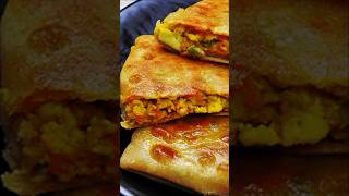 Easy Dinner/Breakfast/Lunch  #shortsvideo #shorts #short #mughalai Mughlai Paratha