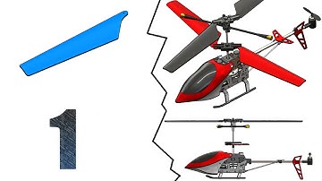 1- SolidWorks| Helicopter |  Blade 1- A3