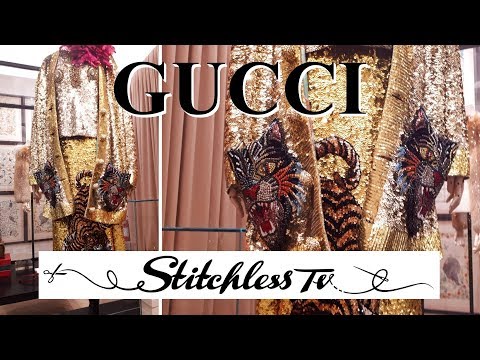 GUCCI Exhibition Museum & Sewing Inspiration - YouTube