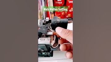 Web Roller Setting..