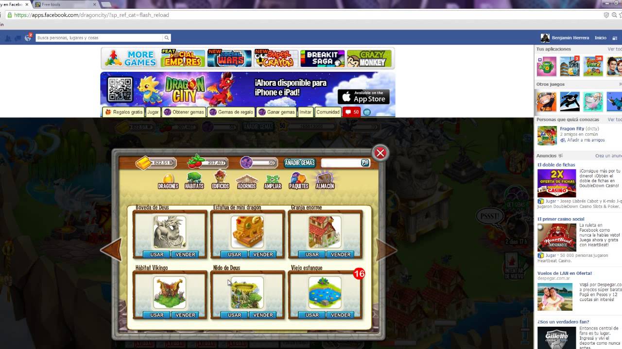 Hack Dragon tio Sam, Exp, Oro y mas  | Dragon City