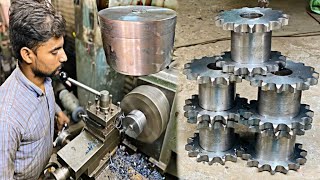 How to Convert Rusted Steel pieces into Amazing Duplex Sprocket of Mild Steel ||Discovering Process. by Discovering Process 2,946 views 1 year ago 19 minutes