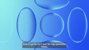 Expert guidance and everyday navigation with Cognita.