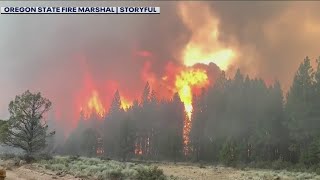 Bootleg Fire in southern Oregon doubles in size over weekend