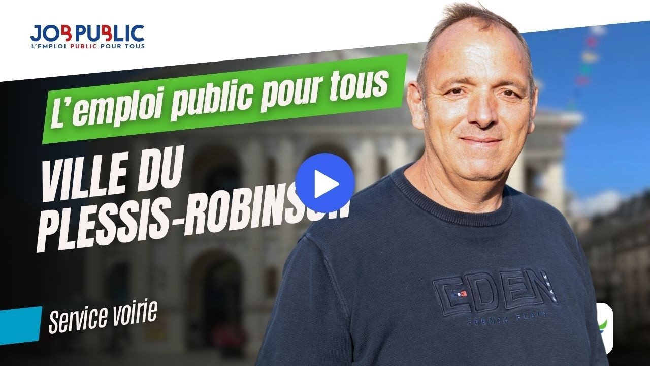 Emploi public au Plessis-Robinson : présentation de Philippe, responsable du service voirie
