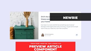 Article Preview Component | CSS and Vanilla JS