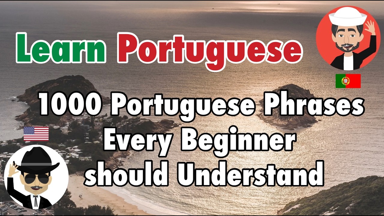 Learn 1000 common phrases in Portuguese - Vocabulary for Beginners