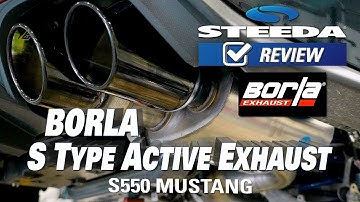 2018+ Mustang GT - Borla S-Type Axle-Back Active Exhaust, Black Chrome Tips | Review