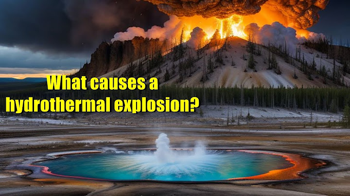 Yellowstone - geyser explosion at yellowstone national park