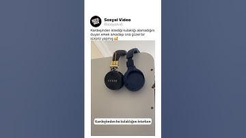 Kardeşinden istediği kulaklığı alamadığını duyan erkek arkadaşı ona güzel bir sürpriz yapmış 🥰