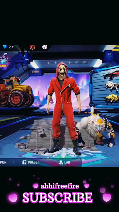 I,M RICH MONEY HEIST  EMOTE FREE FIRE 💵🔥 FF MONEY HEIST EMOTE 🆒FREE FIRE#shorts #freefire