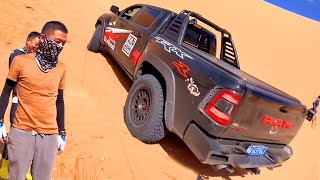 Ram 1500 Trx 6.2L V8 Vs  Jeep Gladiator Willys 3.6L V6 Vs Gwm Cannon 2.0T Challenges In The Desert