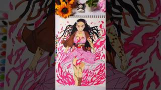 Kamado Nezuko drawing #art #drawing #ytshorts #shorts #anime