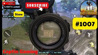 Captin Gaming | Pubg Mobile | Slaw | #1007