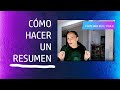 CÓMO SE HACE EL RESUMEN EN UN COMENTARIO DE TEXTO. Clases de comentario de texto #1