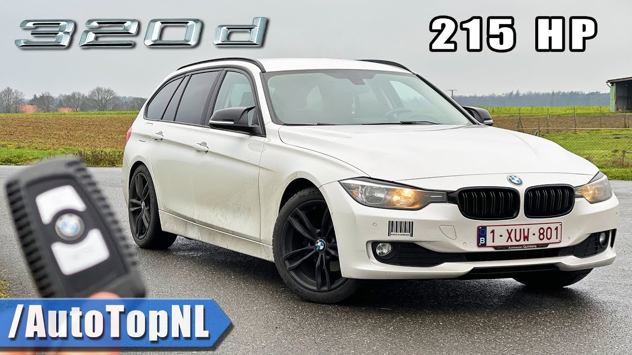 BMW 320d F31 215HP REVIEW on AUTOBAHN [NO SPEED LIMIT] by