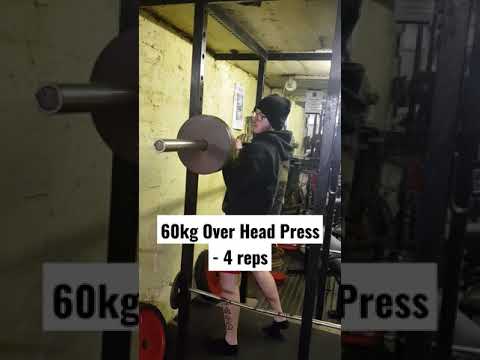 60kg Overhead press