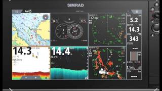 9in Simrad NSS Evo3S 9" Multifunction Fish Finder Chartplotter with Preloaded C MAP