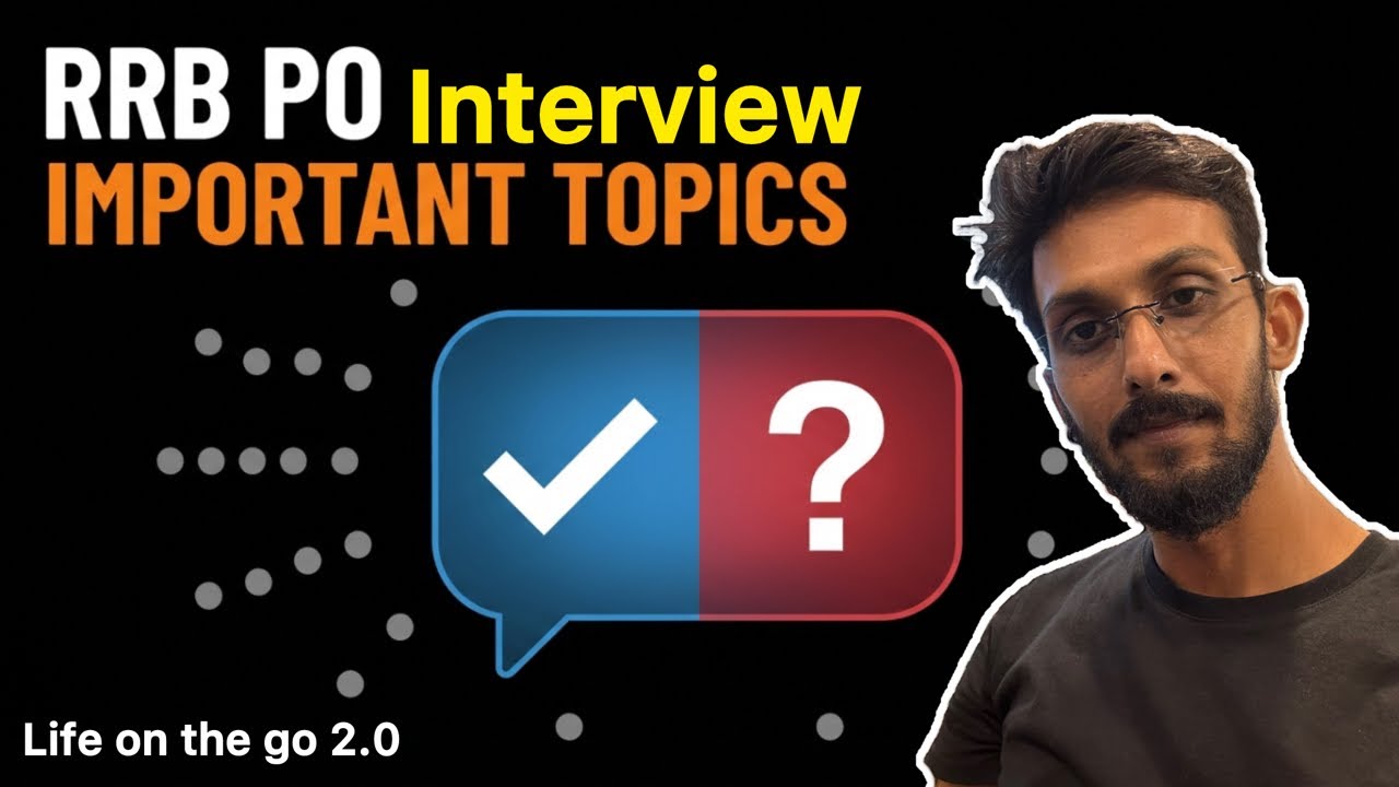 RRB PO interview important topics | RRB PO interview preparation |