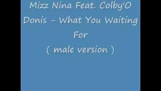 Mizz Nina Feat. Colby'O Donis - What You Waiting For ( male version )   LYRICS
