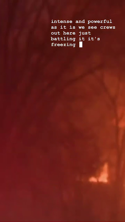 Crews battle fire on Detroit’s east side during dangerous winter storm