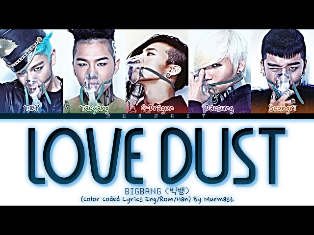 BIGBANG - LOVE DUST LYRICS