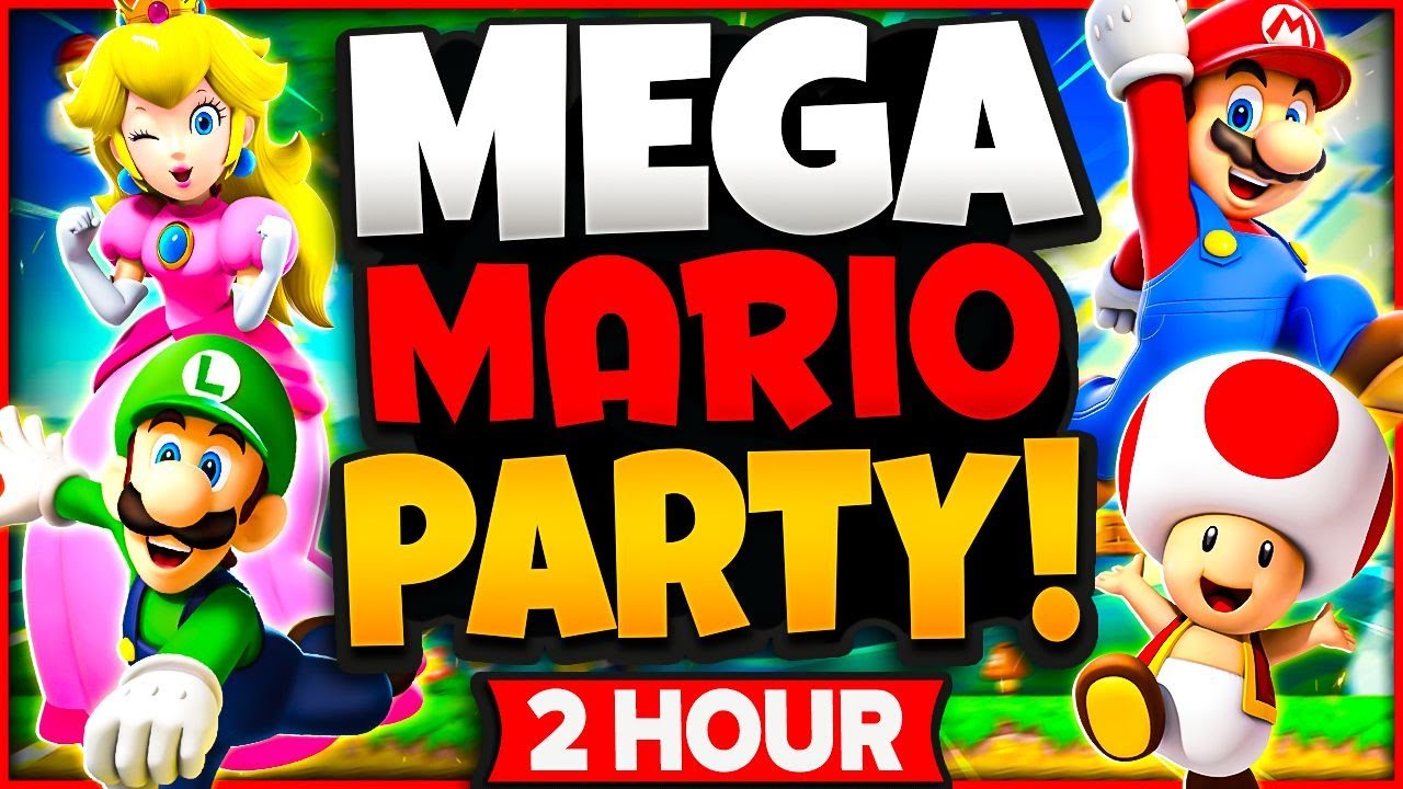 🍄 Mega Mario Brain Break Party! 🍄 Brain Breaks for Kids 🍄 Just Dance ...