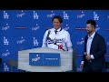 Yoshinobu Yamamoto's introductory press conference