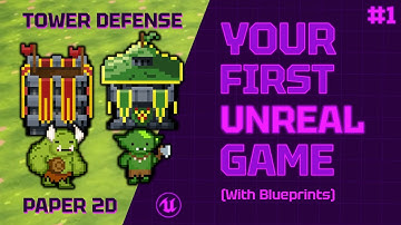 Tower Defense With Paper 2D Tutorial | Unreal Engine 5 Blueprint (Beginner Friendly) - Part 1