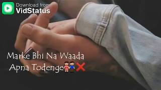 markar bhi wada apna todenge by||crazy smart great ||