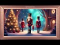 Nutcracker Figures in a Snowy Forest | Christmas Background | Screensaver 4K | No Sound Video