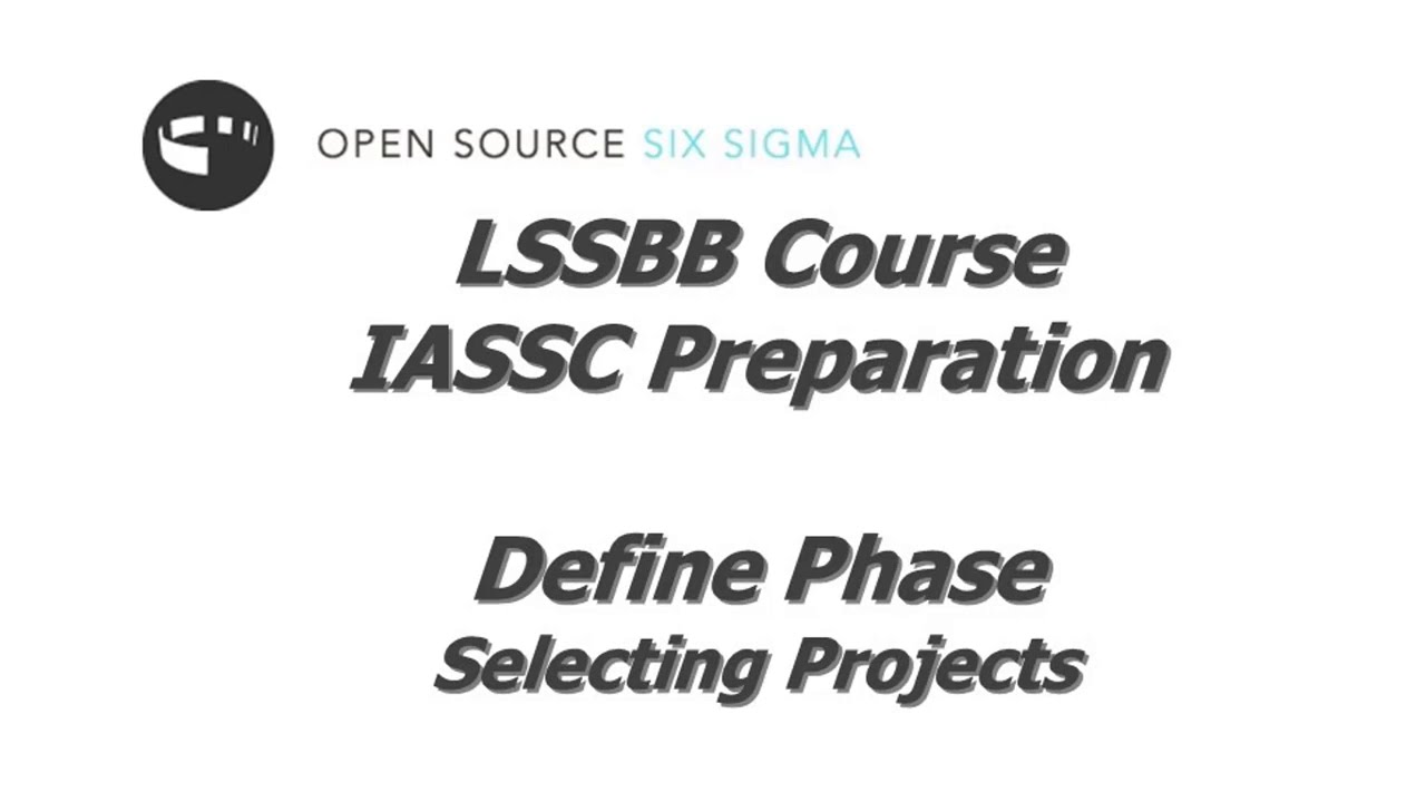 selecting  Lean Six Sigma projects اختيار مشروعات الستة سيجما