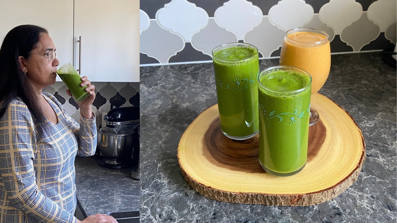 2 Delicious and Healthy Smoothies Persimmon & Mandarin Bliss, Anti