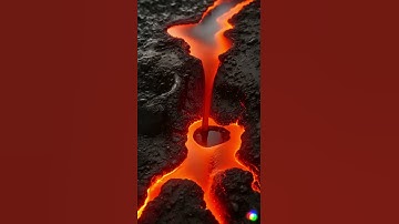 Mesmerizing Flowing Lava: Nature