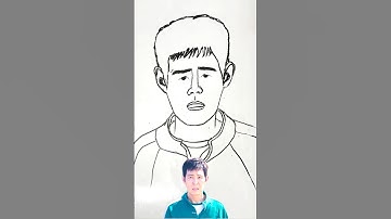 Drawing Gi-Hun Player 456🔥| Squid Game 2🦑| #squidgame #trending #tiktok #fyp #shorts #edit #memes