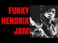 Funky jimi hendrix jam  guitar backing track a minor