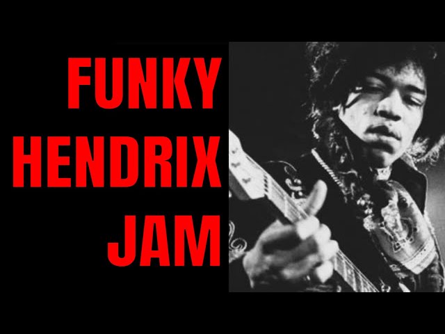 Funky Jimi Hendrix Jam | Guitar Backing Track (A Minor) class=