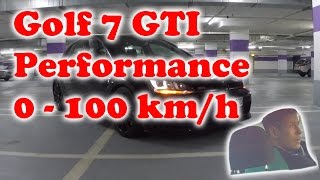 Golf 7 GTI Performance 0-100 km/h