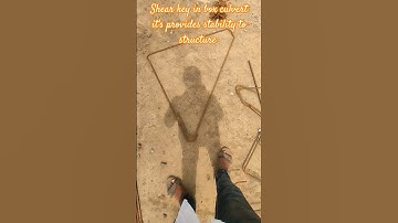 shear key provides stability to structure #heavycivil #boxculvert #knowledge #constructionchannel