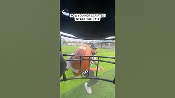 POV: YOU NOT SCRIPTED TO GET THE BALL.. #shorts #funny #nfl