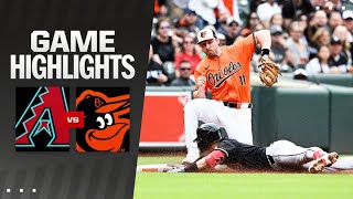 D-backs vs. Orioles Game Highlights (5\/11\/24) | MLB Highlights